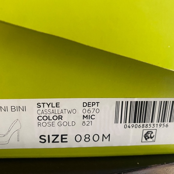 Gianni Bini platform heels, size 8, sparkly, new - Picture 4 of 6